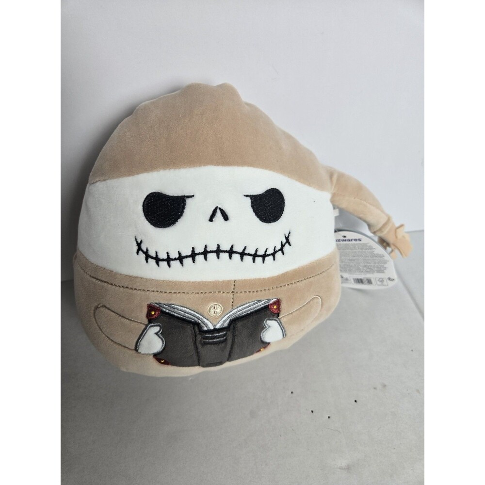Squishmallows 8" Nightmare Before Christmas Jack Skellington in Pajamas